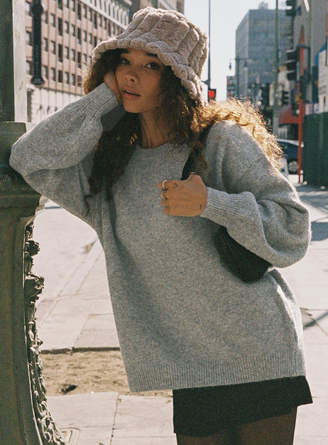 product Ryanna Sweater Grey Princess Polly  Long 