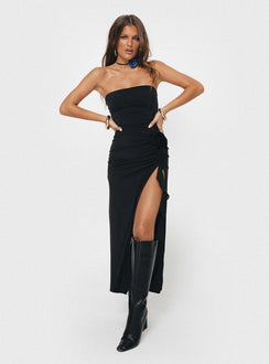 product Princess Polly Crew Neck  Samirah Maxi Dress Black