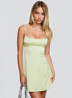 Powell Mini Dress Sage Green