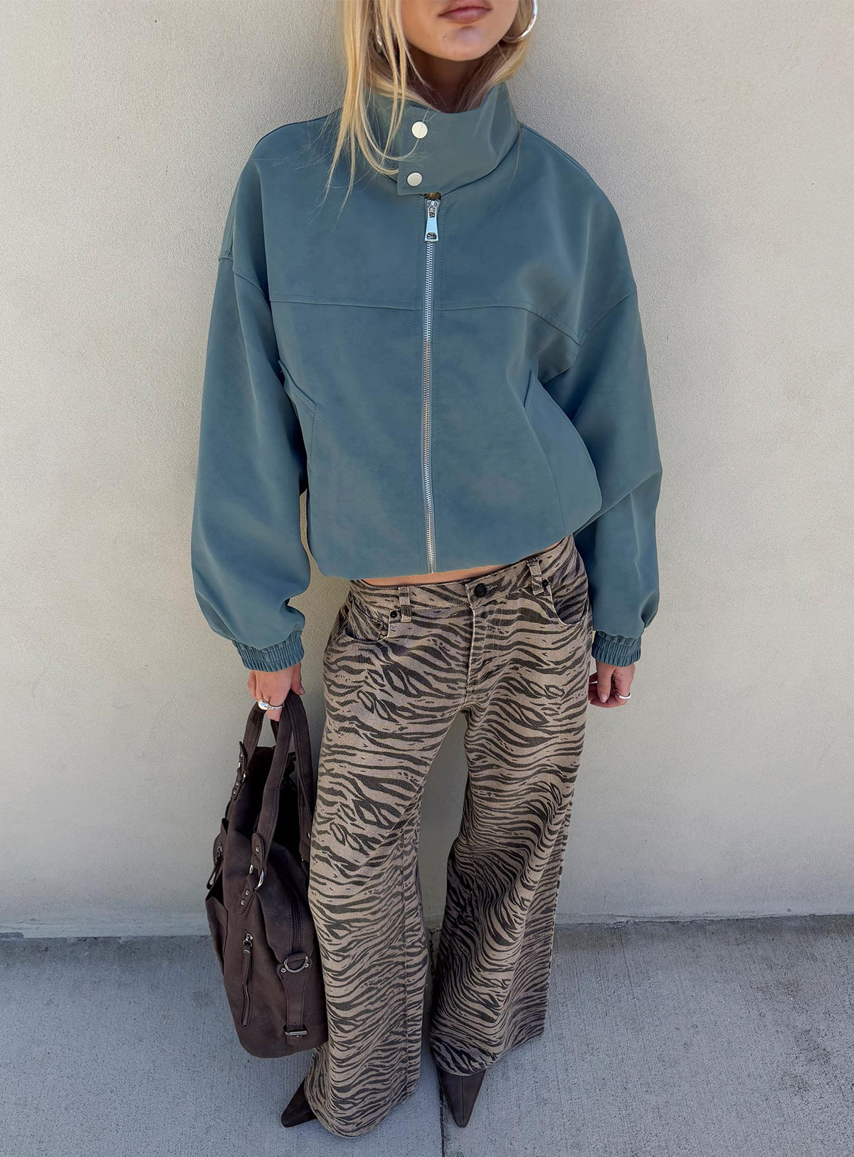 Radical Low Rise Baggy Jeans Tiger