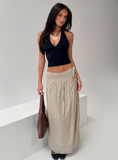   front view of model wearing Princess Polly Antheia Maxi Skirt Multi Maxi Skirts Skirts 
