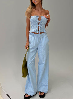 Sudden Sorcery Strapless Set Blue