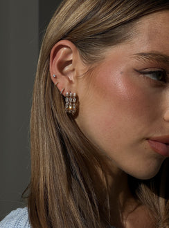 Ashlen Hoop Earrings Gold