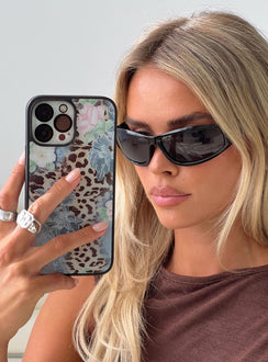 Elayna iPhone Case Leopard Floral