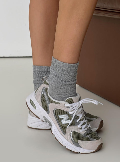 Sama Slouch Sock Grey