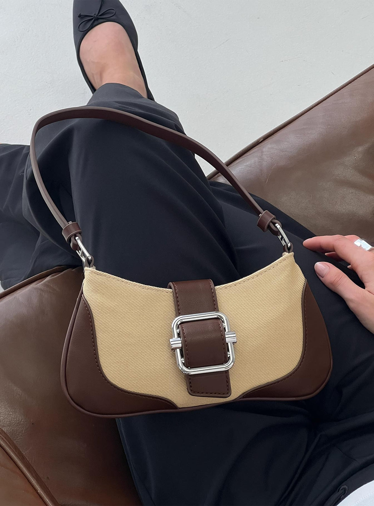 Amabella Shoulder Bag Brown