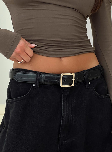 Dorien Belt Black / Gold