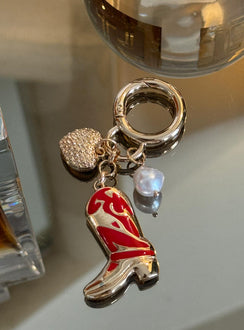 Such A Charmer Keyring Gold