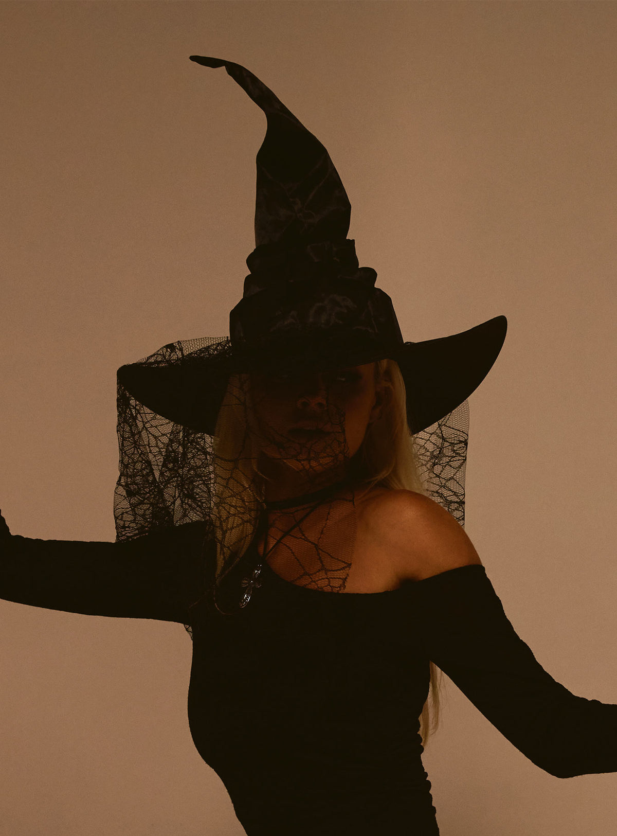 Future Flash Witch Hat Black