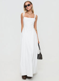 You Can Maxi Dress White