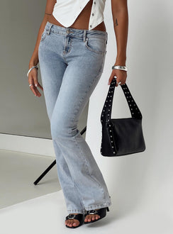 Bethany Low Rise Bootleg Jeans Light Wash