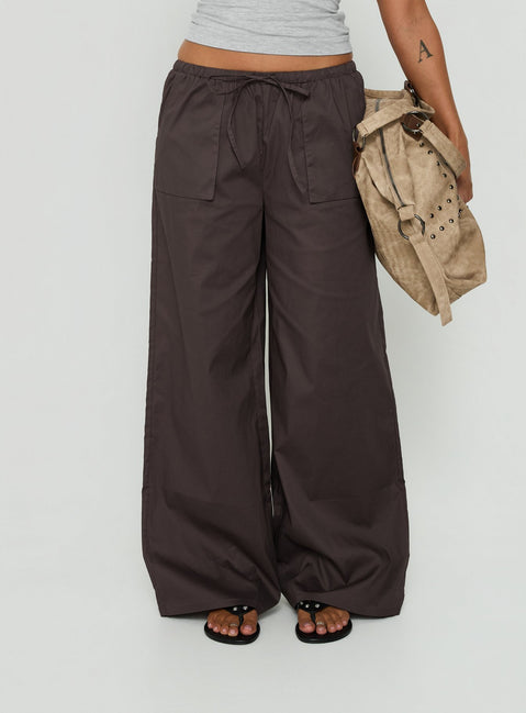 Featuring the Toren Drawstring Straight Leg Pants Charcoal in womens regular pants with high-rise detail Princess Polly