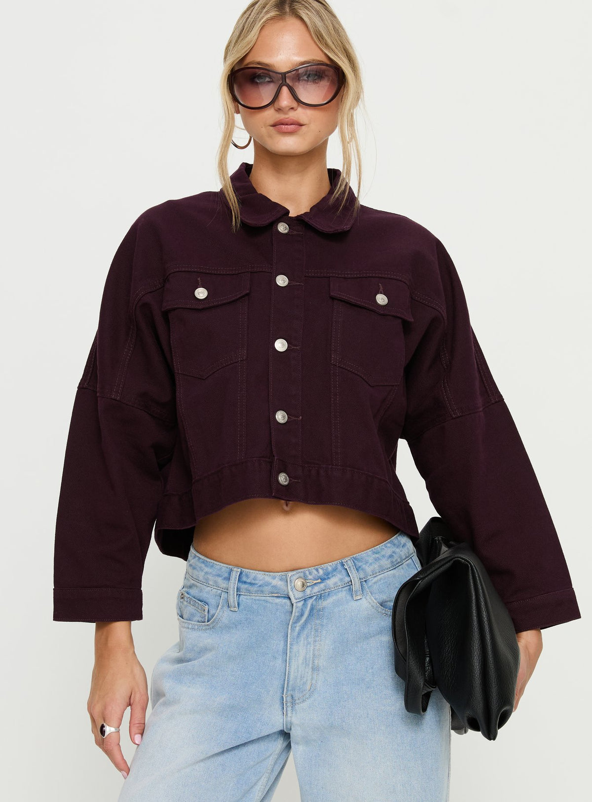 Hughes Denim Jacket Currant