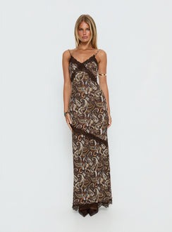 Musico Lace Maxi Dress Paisley