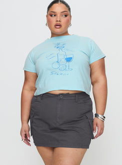 Lieutenant Cargo Mini Skirt Slate Mini Skirts Skirts 