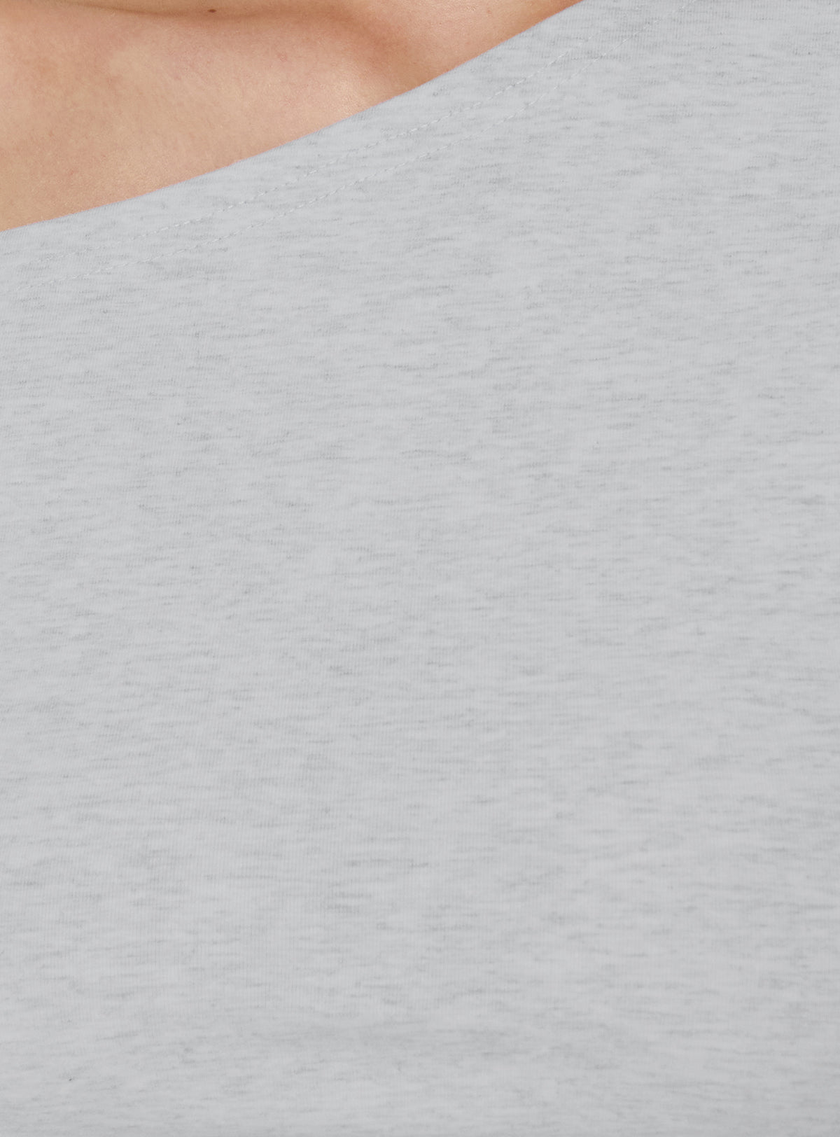 Avriana Off Shoulder T-Shirt Mini Dress Grey Marle