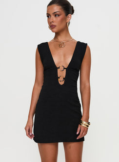 Steward Mini Dress Black