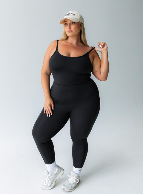 Black one piece catsuit