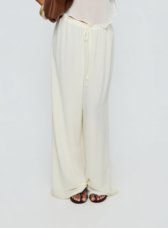 Crafted with the Finesse Pants Yellow womens-regular-pants featuring mid-rise detail Princess Polly