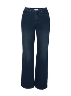 product Princess Polly California King Mid Rise Straight Leg Jeans Dark Blue Mid Rise Jeans Jeans 