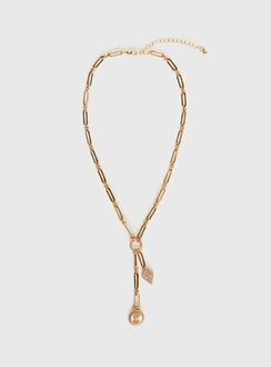 Kyrella Y Necklace Gold