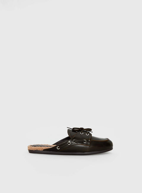 Therapy Shuttle Clogs Burnished Brown