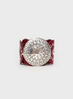 Karelle Belt Burgundy