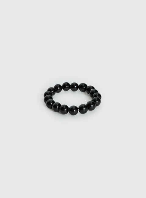 Orlynn Beaded Bracelet Black
