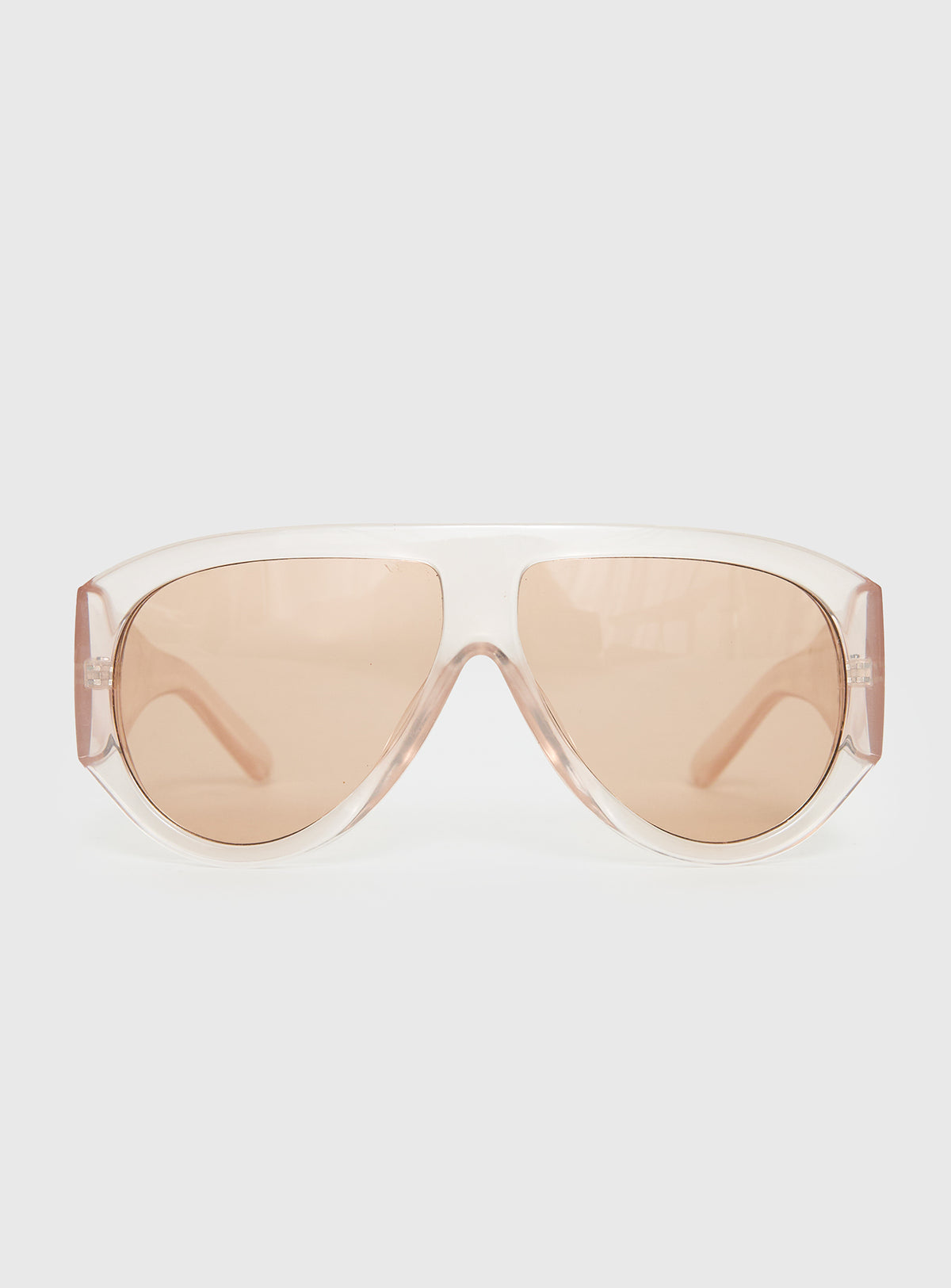 Porschia Sunglasses Clear / Amber