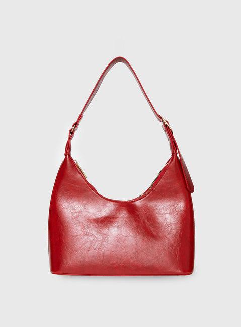 Lacen Shoulder Bag Dark Red