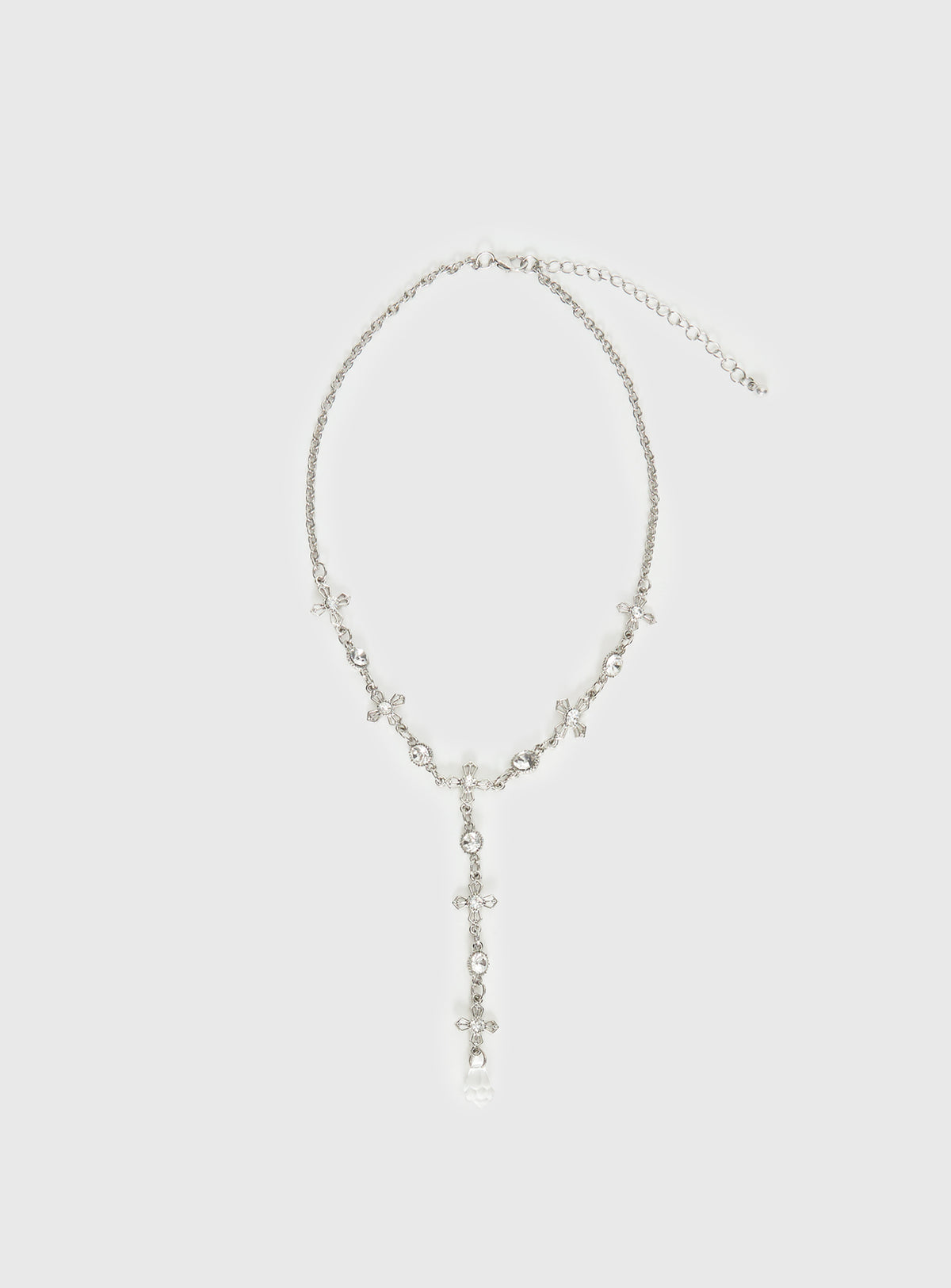 Ellasyn Y Necklace Silver
