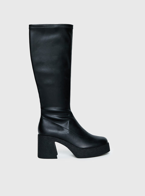 Westcott Knee High Boots Black