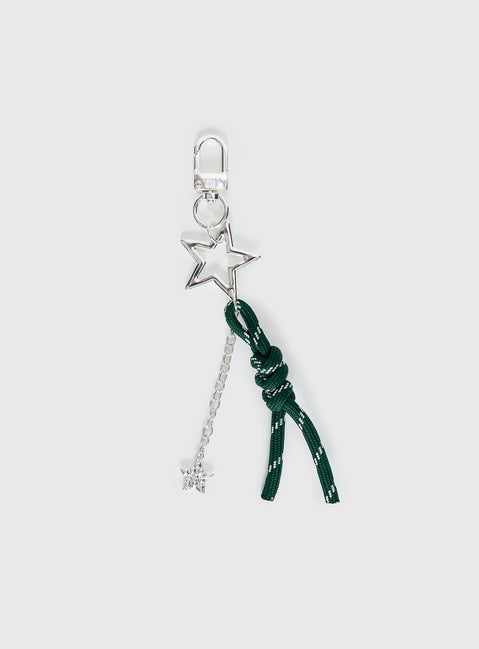 What A Star Keychain Silver
