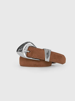 You're Strong Belt Brown / Silver