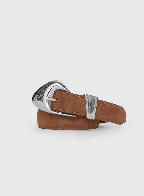You're Strong Belt Brown / Silver