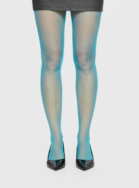 Elowenn Sheer Tights Blue