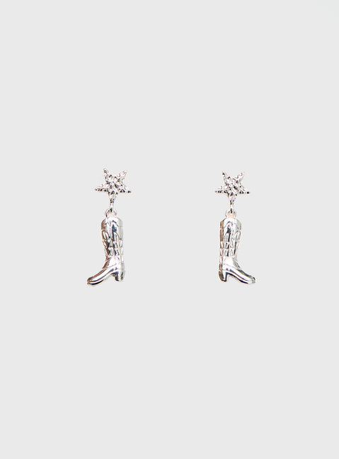 Starstruck Earrings Silver