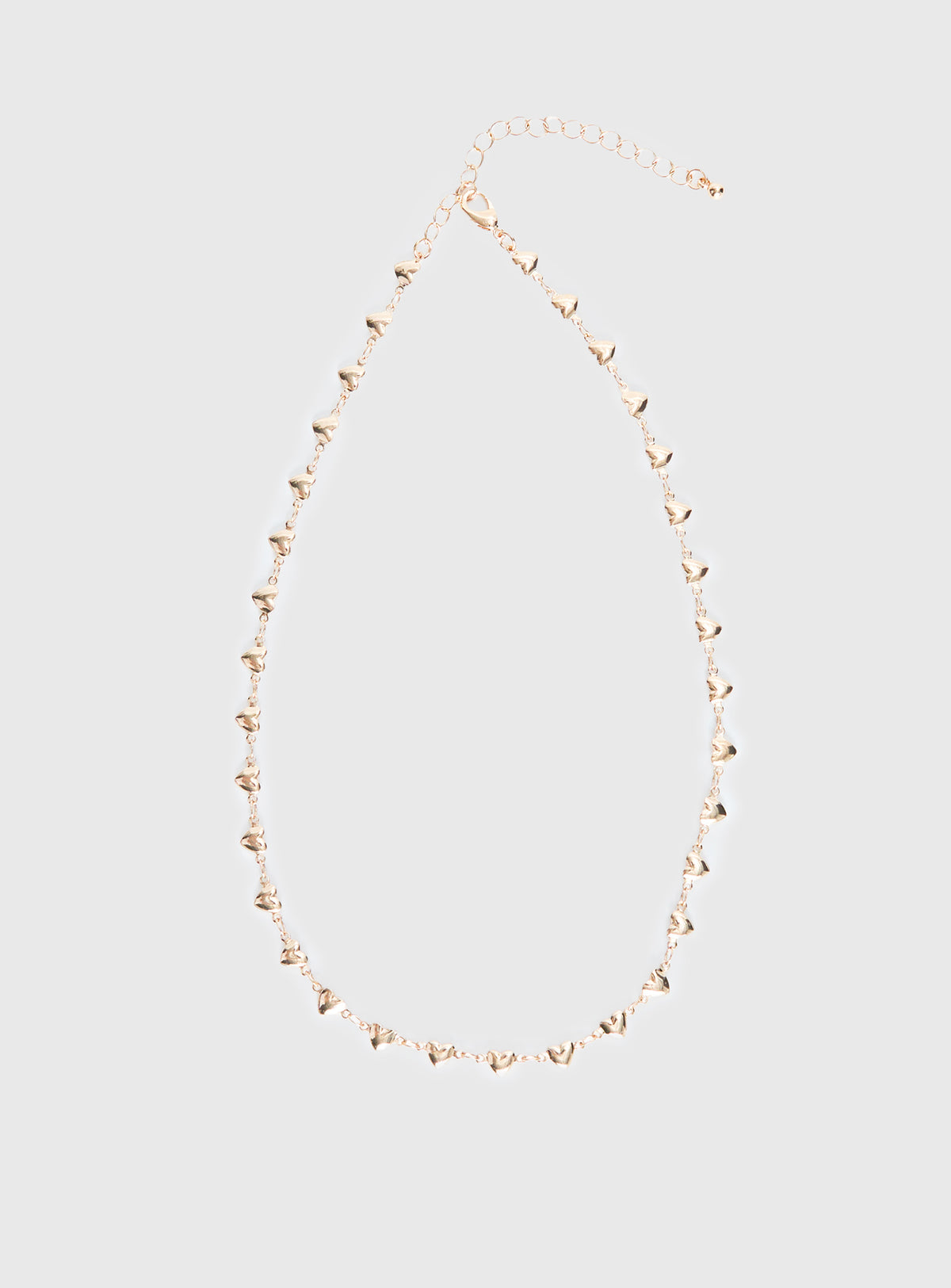 Kinsey Heart Necklace Gold