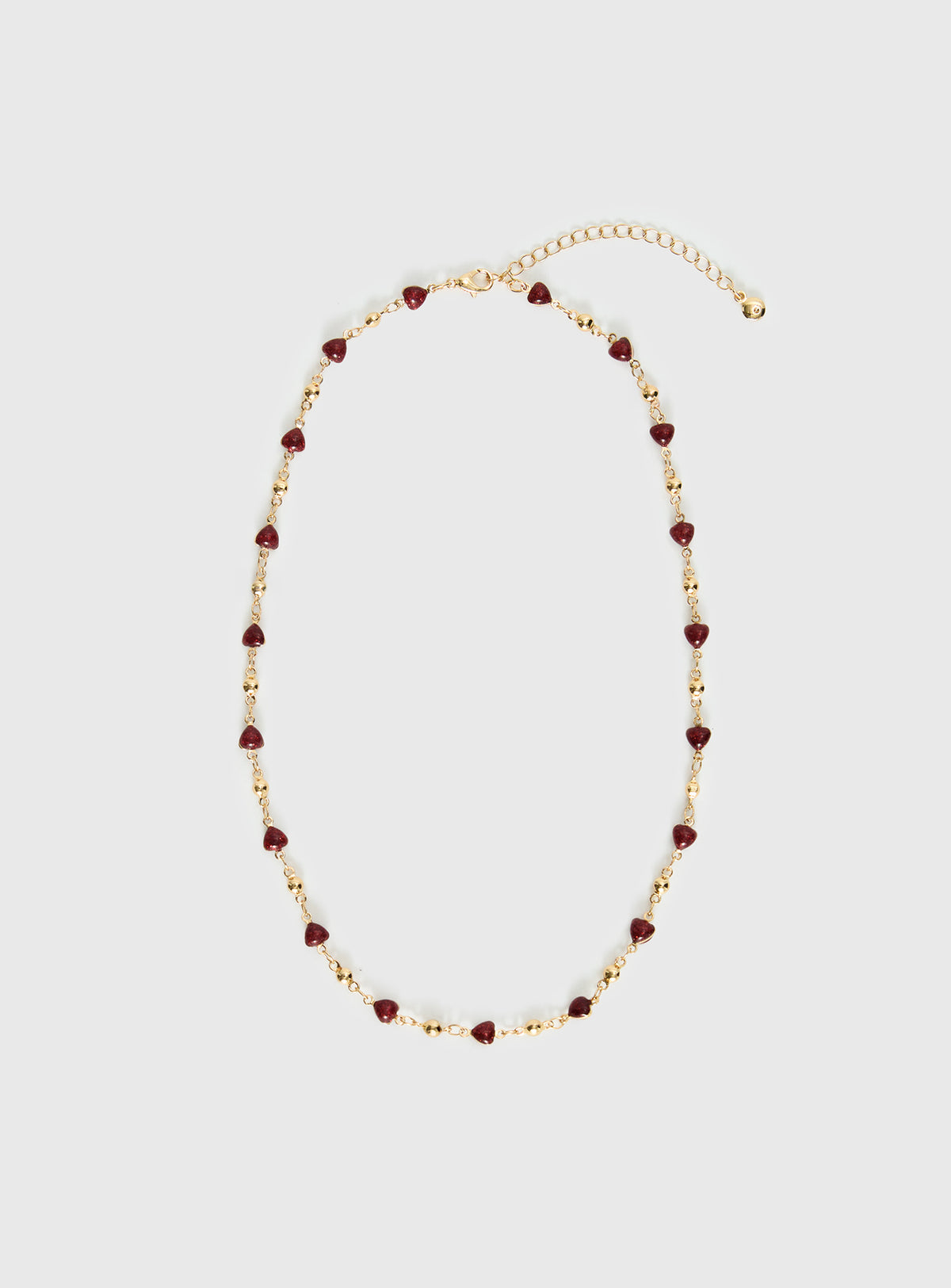 Daqiuri Necklace Gold / Red