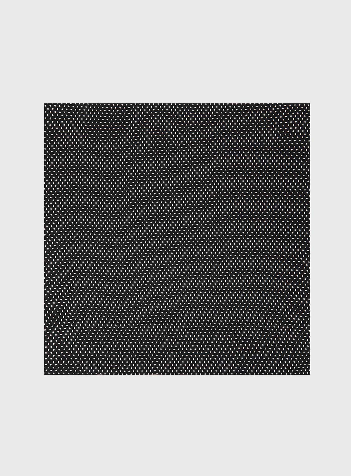Nellie Scarf Black Polka Dot