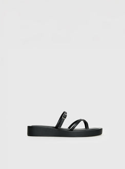 Riki Mini Belt Sandals Black