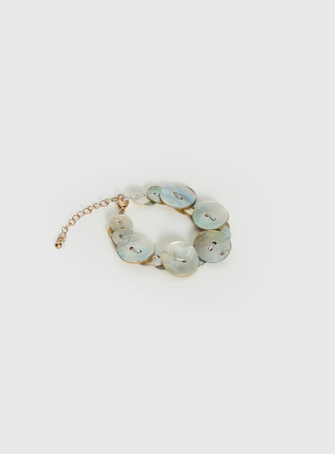 Brealle Button Bracelet Multi