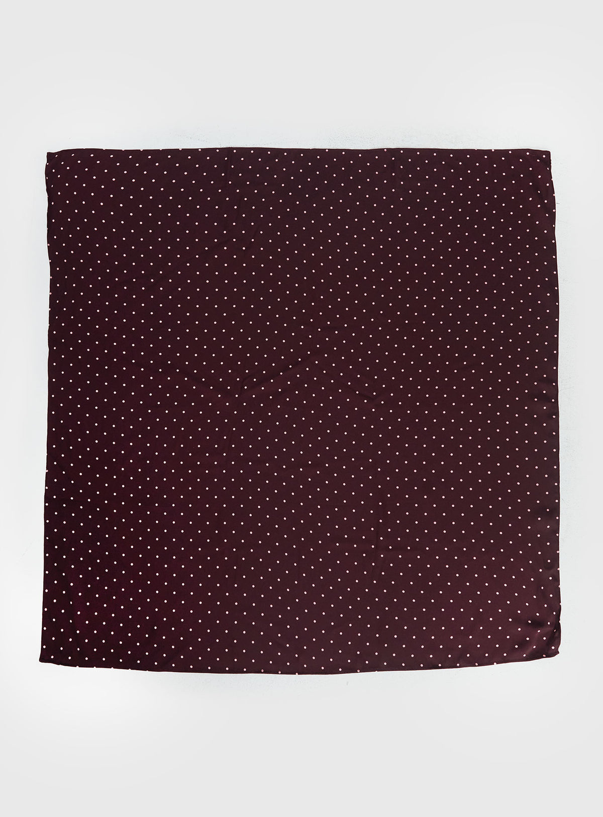 Wanna Be Mine Scarf Brown Polka