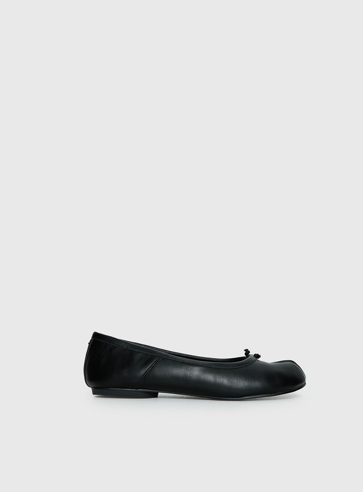 Therapy Harajuku Split Toe Ballet Flats Black