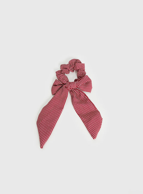 Adalynne Srunchie Pink Stripe