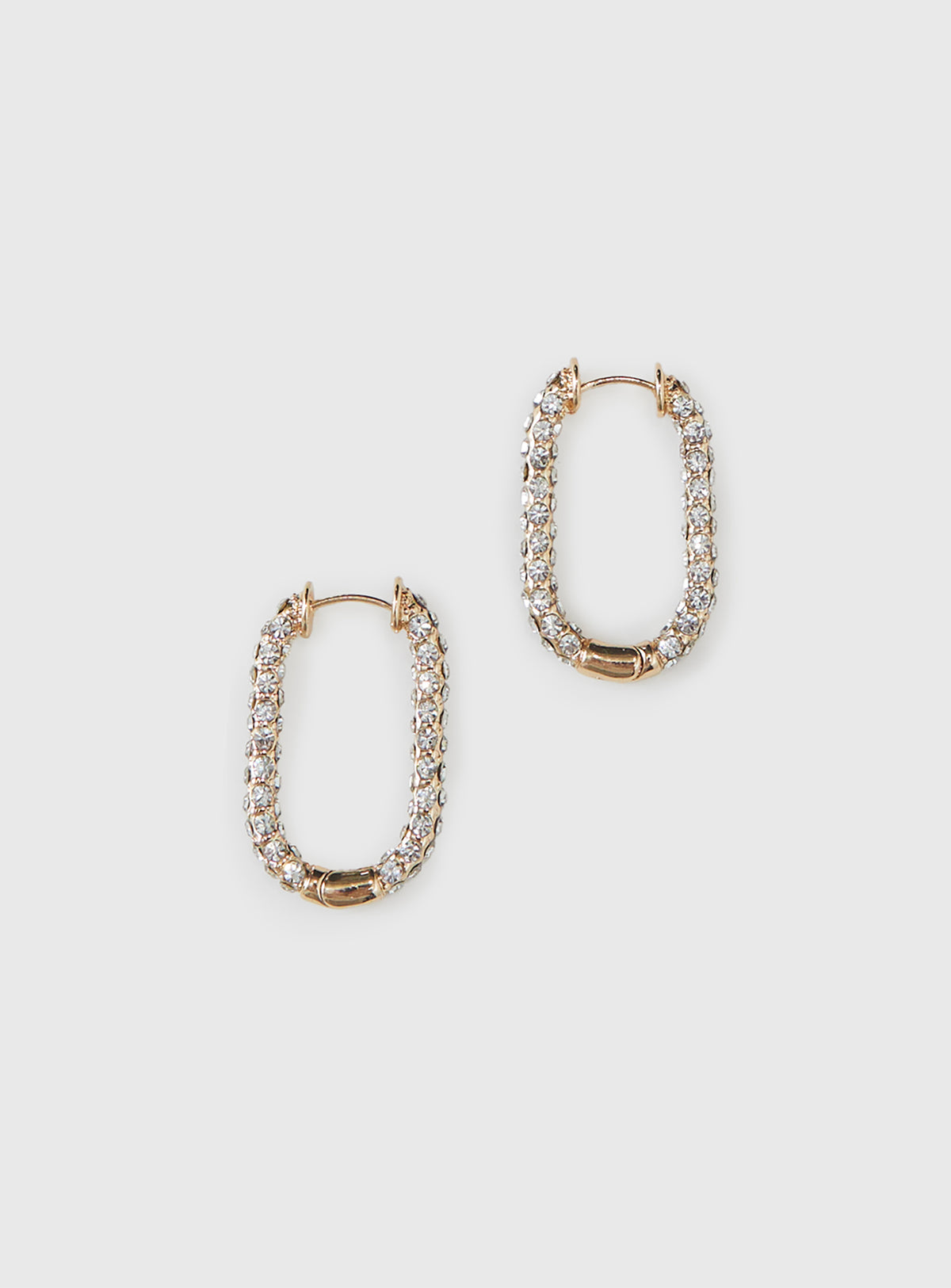 Merivale Diamante Earrings Gold