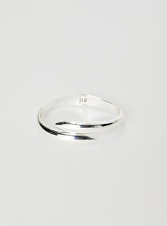 Cuff Silver toned, hinge opening