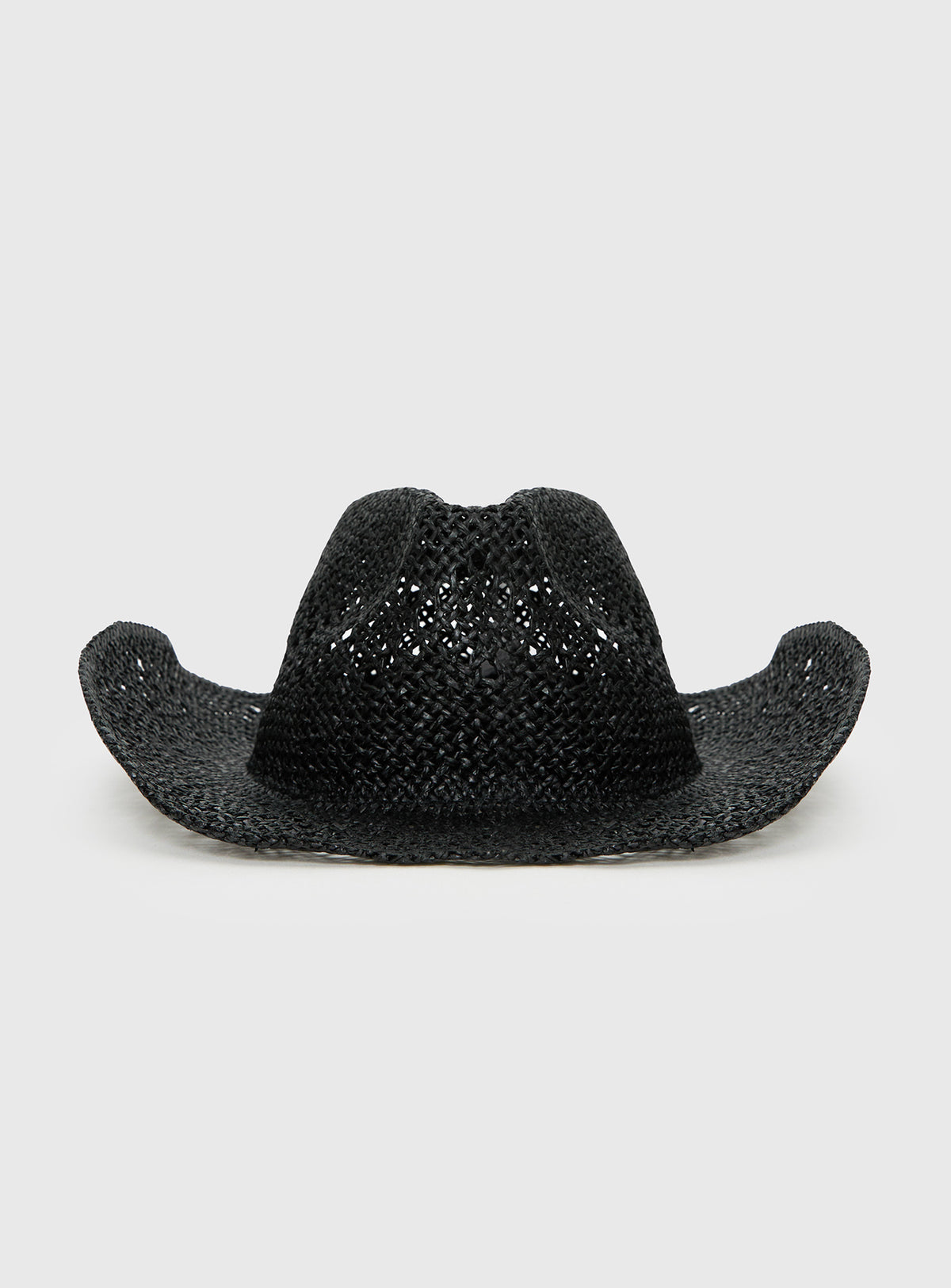 Avyanna Straw Cowboy Hat Black
