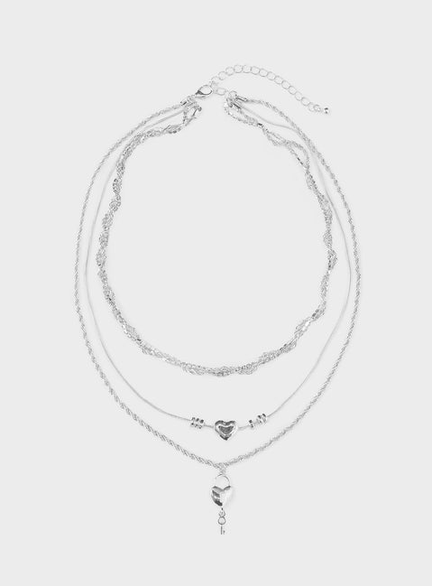 In The Moonlight Necklace Silver