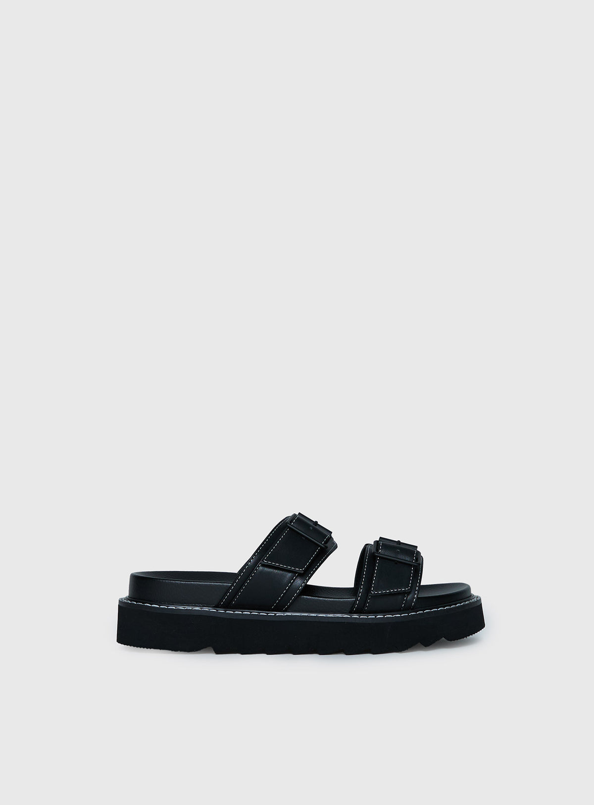 Ma Belle Sandals Contrast Stitch